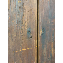 Load image into Gallery viewer, Antique Painted White Corner China Cabinet Pane Glass Door 1800s Display Cabinet