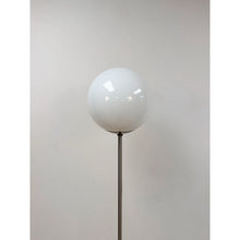 Load image into Gallery viewer, Chrome Lollipop Table Lamp Vintage MCM White Tinted Top Space Age Lighting