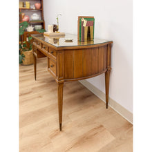 Load image into Gallery viewer, American of Martinsville Vintage MCM Desk w/ Glass Top Four Drawers Transitional