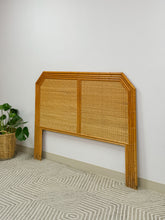 Load image into Gallery viewer, Queen Bamboo and Wicker Headboard