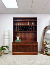 Load image into Gallery viewer, Danish Rosewood Wall Shelf Unit