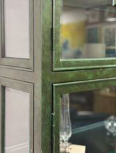 Load image into Gallery viewer, Green Chinoiserie Curio Cabinet