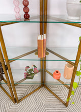 Load image into Gallery viewer, Arched Rattan Room Divider Shelf