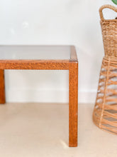 Load image into Gallery viewer, Mid Century Smoky Glass Side Table