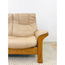 Load image into Gallery viewer, Ekornes Stressless Buckingham 3-Seat Recliner Sofa Vintage MCM 90" Wide
