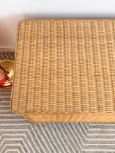 Load image into Gallery viewer, Wicker Storage Trunk