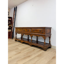 Load image into Gallery viewer, Theodore Alexander Georgian Console Buffet Three Drawer Designer Storage 78"