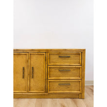 Load image into Gallery viewer, Lea Furniture Faux Bamboo Nine Drawer Dresser Vintage Coastal Bedroom Furniture