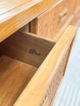 Load image into Gallery viewer, Vintage Cane Dixie Dresser