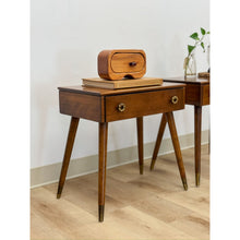 Load image into Gallery viewer, Pair of Vintage Atomic Nightstands Retro Bedside Tables MCM End Tables