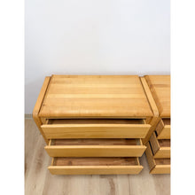 Load image into Gallery viewer, Custom Oak 6-Drawer Dresser Butcher Block Top Vintage Handcrafted Bedroom Piece