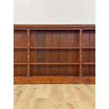 Load image into Gallery viewer, 1 of 1 Handmade Burlwood MCM Double Sided Shelf Room Divider 12 ft Extra Long