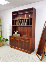 Load image into Gallery viewer, Danish Rosewood Wall Shelf Unit