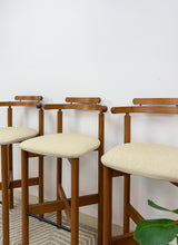 Load image into Gallery viewer, Set of 3 Findahls Møbelfabrik Barstools