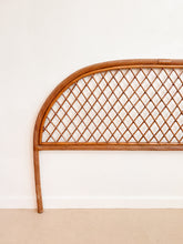 Load image into Gallery viewer, King Arched Rattan Headboard
