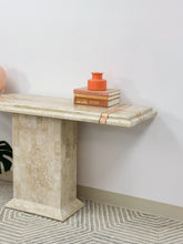 Load image into Gallery viewer, Tessellated Stone Console Table