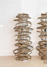 Load image into Gallery viewer, Hanging Rattan Light