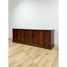 Load image into Gallery viewer, Aurora Mahogany Credenza Sideboard Locking Belgium Mid Century Transitional