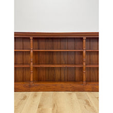 Load image into Gallery viewer, 1 of 1 Handmade Burlwood MCM Double Sided Shelf Room Divider 12 ft Extra Long
