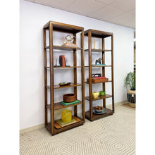 Load image into Gallery viewer, Drexel MCM Transitional Bookcase Pair Solid Wood Vintage Mid-Century Storage
