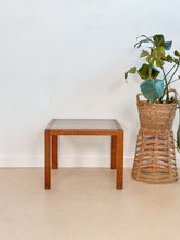 Load image into Gallery viewer, Mid Century Smoky Glass Side Table