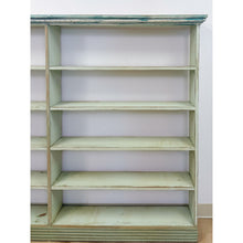 Load image into Gallery viewer, Handmade Seafoam Coastal Wood Shelf Weathered Vintage Display Storage 10 Shelves