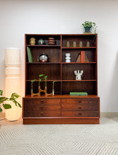 Load image into Gallery viewer, Danish Mid Century Modern Rosewood Shelf unit