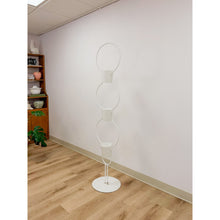 Load image into Gallery viewer, Vintage MCM 3-Tier White Plant Stand Retro Mid-Century Modern Display