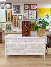 Load image into Gallery viewer, Burnt Bamboo Chest of Drawers