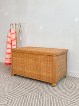 Load image into Gallery viewer, Wicker Storage Trunk