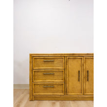Load image into Gallery viewer, Lea Furniture Faux Bamboo Nine Drawer Dresser Vintage Coastal Bedroom Furniture
