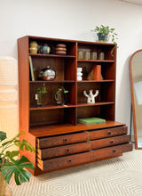 Load image into Gallery viewer, Danish Mid Century Modern Rosewood Shelf unit