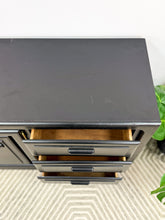 Load image into Gallery viewer, Black Stanley 9 Drawer Dresser