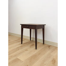 Load image into Gallery viewer, Antique Rustic Distressed Walnut End Table Vintage Accent Side Table