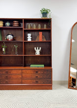 Load image into Gallery viewer, Danish Mid Century Modern Rosewood Shelf unit