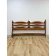 Load image into Gallery viewer, Vintage Heritage Furniture MCM Pointed King Headboard Mid Century Modern Bed