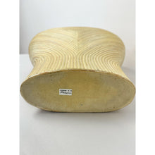 Load image into Gallery viewer, Pencil Reed Tessellated Stone Bust Statue Hollywood Regency Coastal MCM