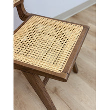 Load image into Gallery viewer, Safavieh Couture Cane Two Tone Accent Chair Coastal Like New