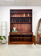 Load image into Gallery viewer, Danish Rosewood Wall Shelf Unit
