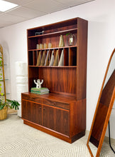 Load image into Gallery viewer, Danish Rosewood Wall Shelf Unit