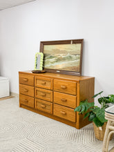 Load image into Gallery viewer, 9 Drawer Cane Front Dresser