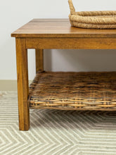 Load image into Gallery viewer, Woven Wood Coffee Table