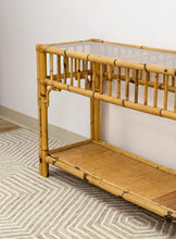 Load image into Gallery viewer, Burnt Bamboo Regency Console Table