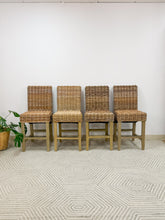 Load image into Gallery viewer, Set of 4 Woven Barstools