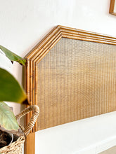 Load image into Gallery viewer, King Faux Bamboo Woven Headboard
