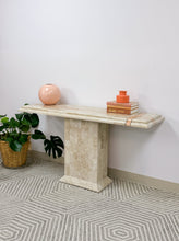 Load image into Gallery viewer, Tessellated Stone Console Table
