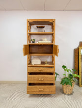 Load image into Gallery viewer, Vintage Rattan Etagere