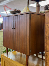 Load image into Gallery viewer, Mid Century Modern Record Cabinet