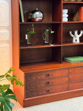 Load image into Gallery viewer, Danish Mid Century Modern Rosewood Shelf unit
