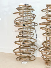 Load image into Gallery viewer, Hanging Rattan Light